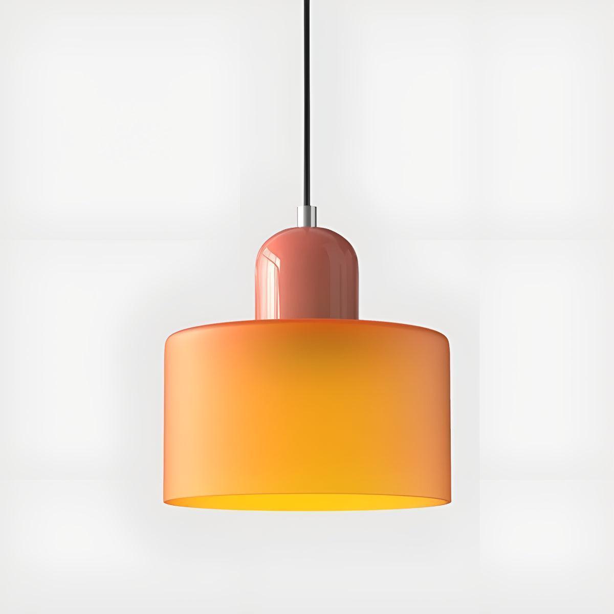 
Bauhaus Style Glass Pendant Light Fixture for Dining Room