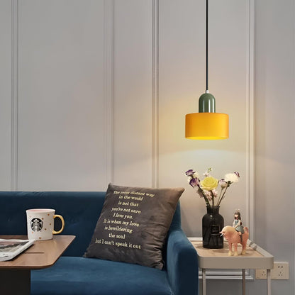 Bauhaus Style Glass Pendant Light Fixture for Dining Room