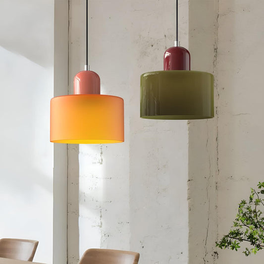 
Bauhaus Style Glass Pendant Light Fixture for Dining Room