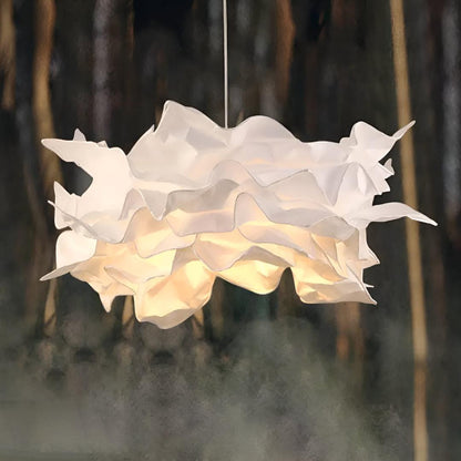 Cloud Paper Pendant Light with Ambient Glow for Modern Rooms