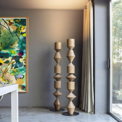 Modern Floor Lamp with Sculptural Indirect Lighting