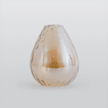 Teardrop Pendant Light With Wood and Glass Shade Style